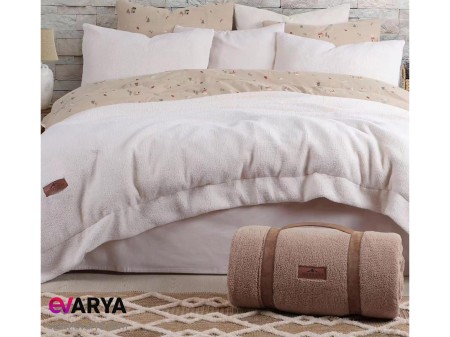 روتختی تدی مدل Sherwood برند iyi geceler istanbul سایز دو نفره سه تیکه کرم روشن