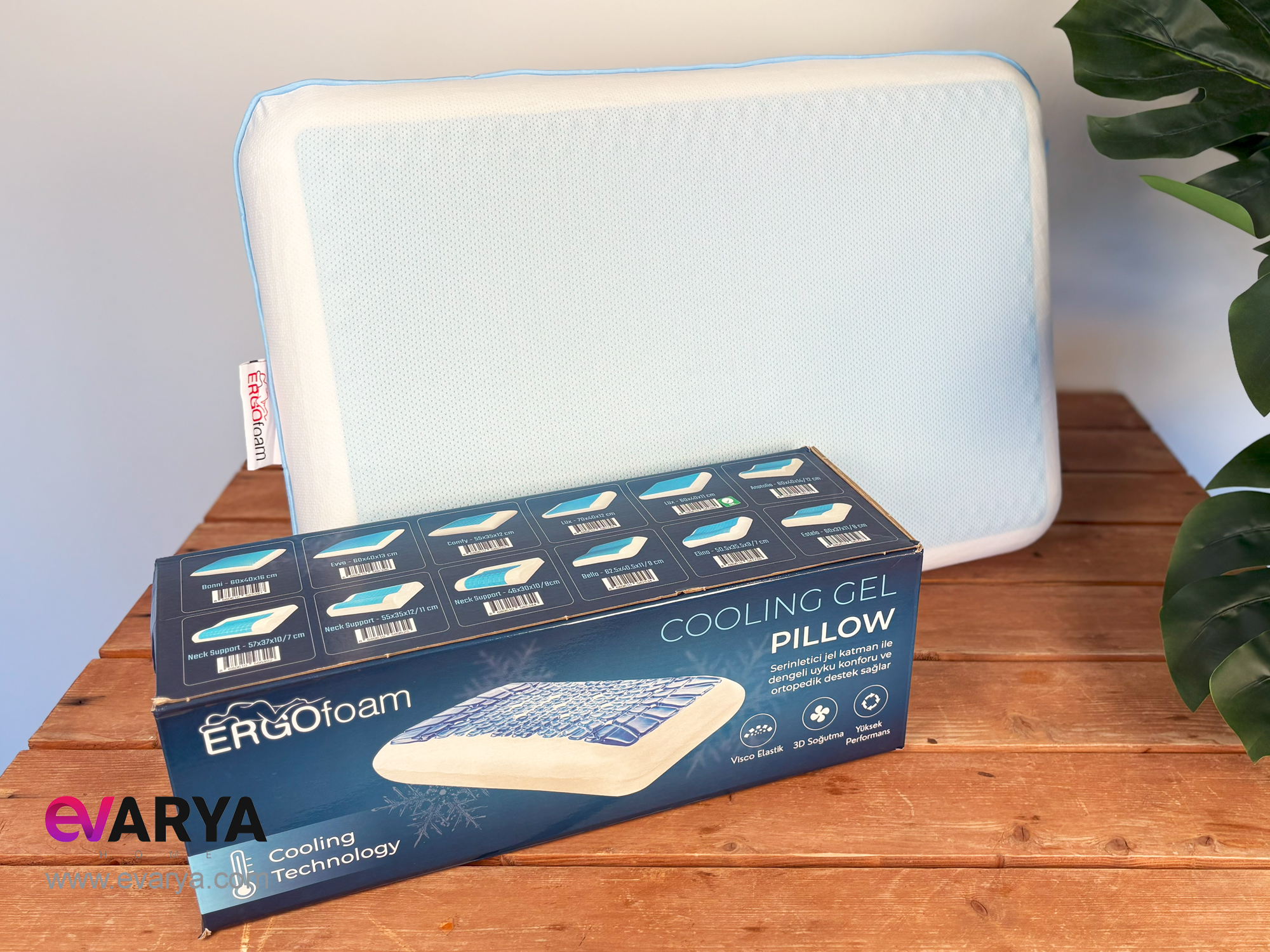 بالش طبی ویسکو ژل مدل LUX برند Ergo Foam