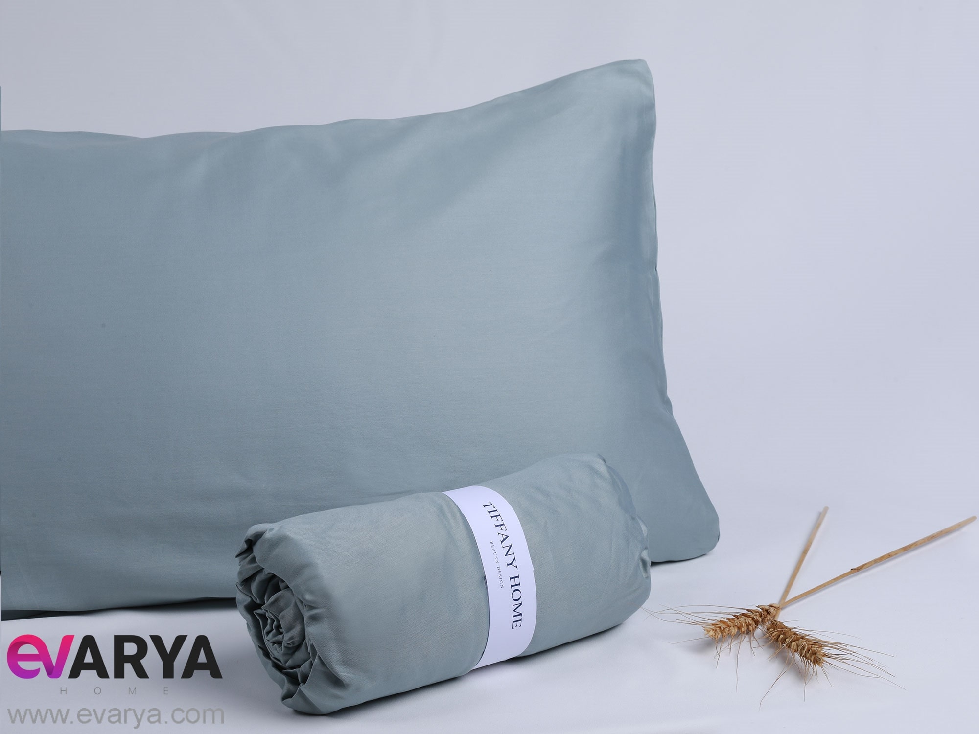 نیم ست ملحفه کشدوزی تک نفره برند TIFFANY HOME دو تکه سایز 200×120
