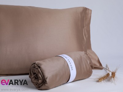 نیم ست ملحفه کشدوزی تک نفره برند TIFFANY HOME دو تکه
